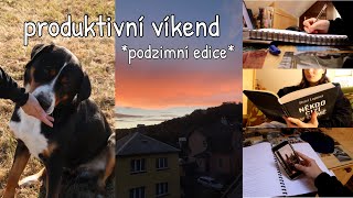 podzimní produktivní víkend