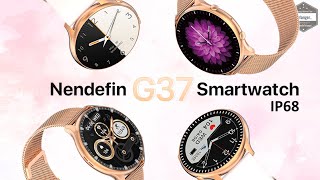 Nendefin G37 Smartwatch - FitCloudPro App - Android \u0026 iOS - IP68 Connected Watch - Unboxing