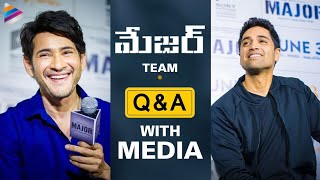 Major Team Q&A With Media | Major Movie Trailer Launch | Mahesh Babu | Adivi Sesh | Telugu FilmNagar