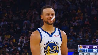 LeBron Jokes After Steph Misses Free Throw 😂