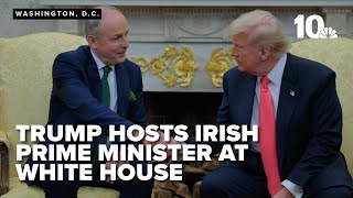 Trump hosts Irish PM at White House ahead of St. Patrick's Day, talks peace in Ukraine and Gaza