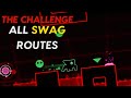 The challenge all swag routes (geometry dash)