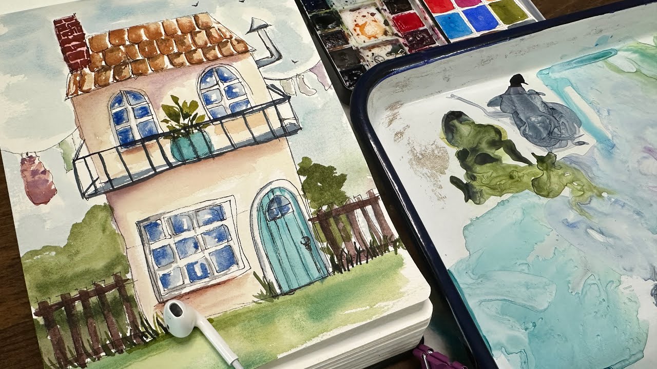 Watercolor Journal Day 127 Youtube