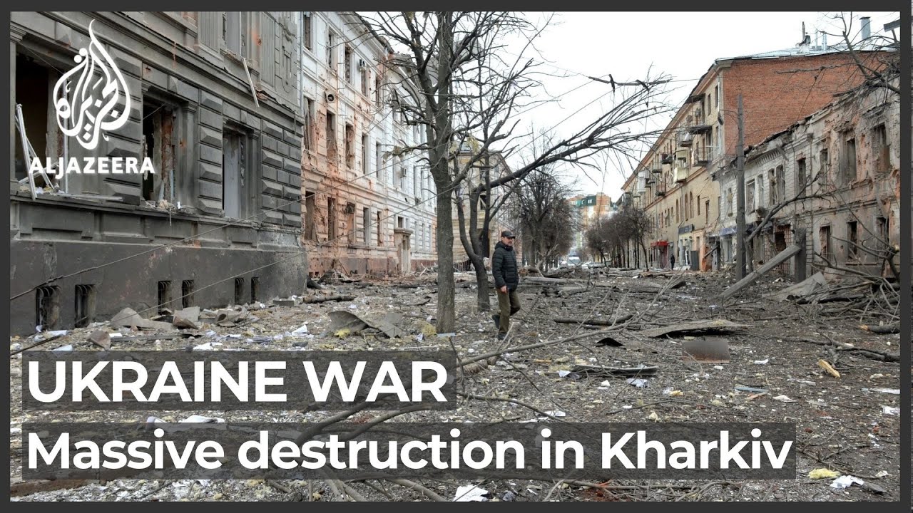 Ukraine: Massive Destruction In Kharkiv After Russian Bombardment - YouTube