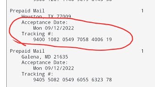 How to show a package has been shipped via USPS US MAIL