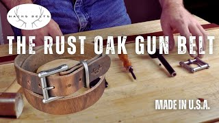 Macks Belts: The Rust Oak Gun Belt |  Navy SEAL Belt Company |  Made in U.S.A.