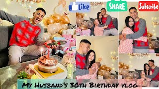 Husband’s 30th birthday midnight surprise|Cake|Gift|Assamese vlog|Assamese couple|Surprise party❤️🧿