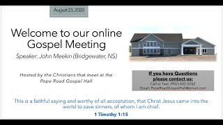 Gospel Meeting with John Meekin