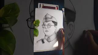 Jay hind 🇮🇳🇮🇳 23 January special drawing 🙏❤️🙏#netajibirthanniversary#art#drawing#viralshorts