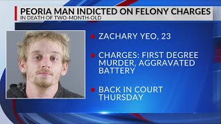 First-degree murder indictment for Peoria man accused of shaking, killing 2-month-old