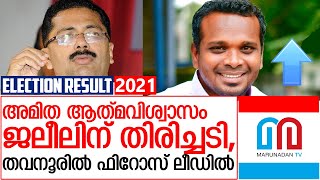 നിലവിൽ കെ. ടി. ജലീലിന് അപ്രതീക്ഷിത തിരിച്ചടി | Election result 2021