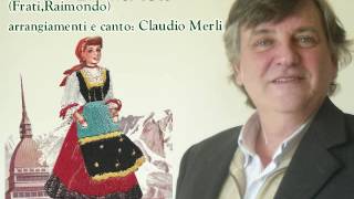 PIEMONTESINA canzone valzer di Frati, Raimondo, arr. e canta Claudio Merli