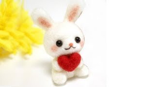 淘宝 梧桐家羊毛毡 · Rabbit DIY tutorial 羊毛毡wool felt视频教程教学