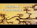 First Time Fractal Burning. So Cool! Lichtenberg Figures (J.S. Woodcraft)