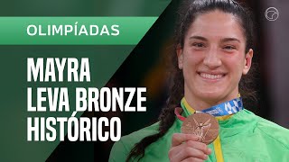 Mayra Aguiar conquista o bronze para o Brasil no judô das Olimpíadas