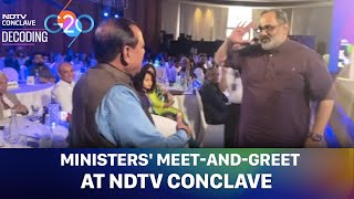 At NDTV G20 Conclave, Rajeev Chandrashekhar's "Salute" To Science Minister Jitendra Singh