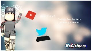Roblox Rocitizens Exclusive Code Videos 9tube Tv - code how to get the twitter trophy item and 2 500 in game cash i