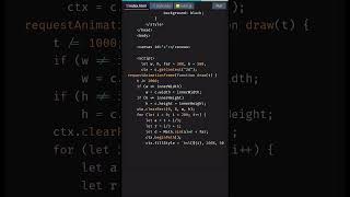 Create Cone Particles with HTML Canvas |HTML5 Canvas Tutorial #shorts #coding #JavaScript