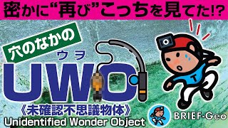 【BRIEF#48】密かに “再び” こっちを見てた 〜 穴のなかの『UWO（ウヲ）』《未確認不思議物体》[Unidentified Wonder Object]