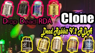 HOTVAPE THAILAND : Ep24 : รีวิว อะตอม Drop Dead RDA Clone And Dead Rabbit V.2 RDA Clone