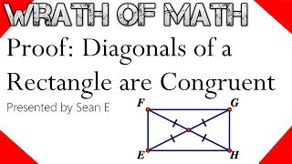 Proof: Diagonals of a Rectangle are Congruent