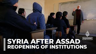 Syria’s schools and public institutions reopen a week after al-Assad’s overthrow