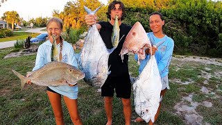 Jolthead Porgy & Red Snapper Catch and Cook