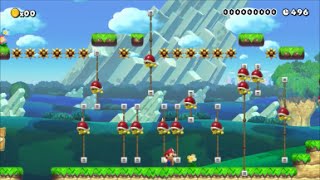 【Super Mario Maker × I Wanna Be The Guy】マリオメーカーで鬼畜ゲームのアイワナコース再現してみた 【Hardest Level】