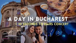 Cafe Hopping Travel Vlog  🌸 Exploring Bucharest’s Coffee shops & 30 Seconds to Mars Concert