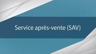 Service après-vente de Inabex — SAV