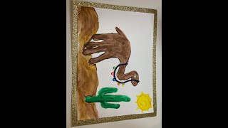 How to Make a Handprint Camel Craft! Easy Paint Art | Parsha Project | Chayei Sara