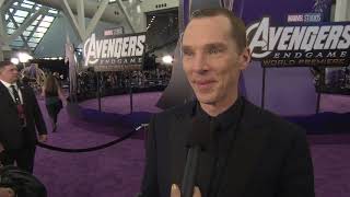 Avengers Endgame World Premiere Los Angeles - Itw Benedict Cumberbatch (official video)
