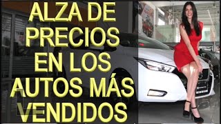 Cuanto subieron de PRECIO los 10 autos más VENDIDOS