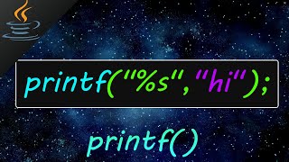 Java printf 🖨️