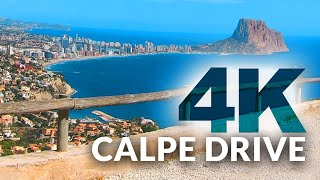 🇪🇸 4K DRIVE TO THE TOP - Amazing view on Calpe, Spain ⛰ | feelgoodcam