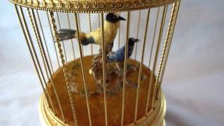 Reuge double singing bird cage