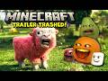 Annoying Orange - The MINECRAFT Movie Trailer Trashed!!