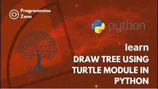 Draw tree using Turtle module in Python by programming_zone