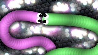 2 SNAKES COLLIDE! (Slither.io)