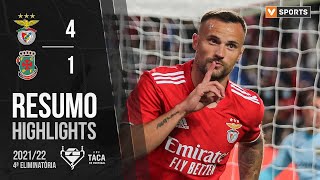 Highlights | Resumo: Benfica 4-1 Paços de Ferreira (Taça de Portugal 21/22)