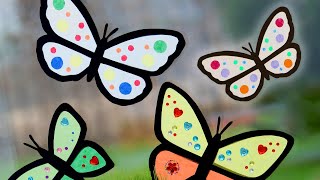 Schmetterlinge basteln🦋: Bunte Fensterbilder für den Frühling | Betzold TV
