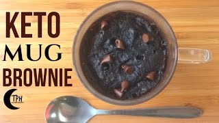Keto Microwave Brownie | 2-Minute Low-Carb Mug Brownie Recipe