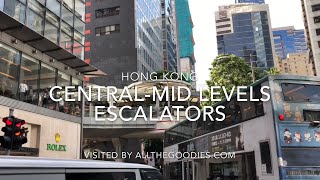 Central - Mid-Levels escalators, Hong Kong | allthegoodies.com