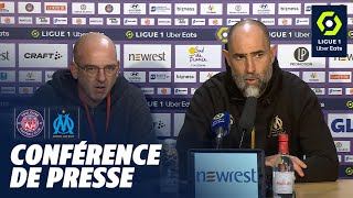 Conférence de presse TOULOUSE FC - OLYMPIQUE DE MARSEILLE (2-3) / 2022-2023