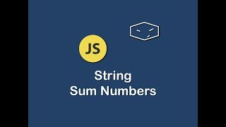 string sum numbers in javascript