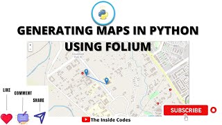 I found my college using Python | Generating Maps using folium | Python Tutorial | The Inside Code