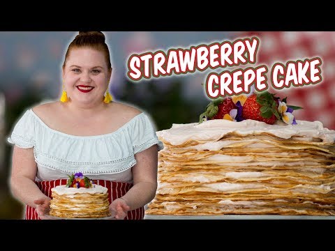 How to make Smart Cookie's Strawberry Crepe Cake