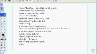 Padre nuestro r - Lord's Prayer (in Spanish)