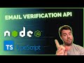 Node.js & Typescript Tutorial: Learn to code an Email Verification API using SMTP protocol