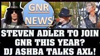 Guns N' Roses News: Steven Adler To Play With GNR This Year? DJ Ashba Talks Axl Rose & More!